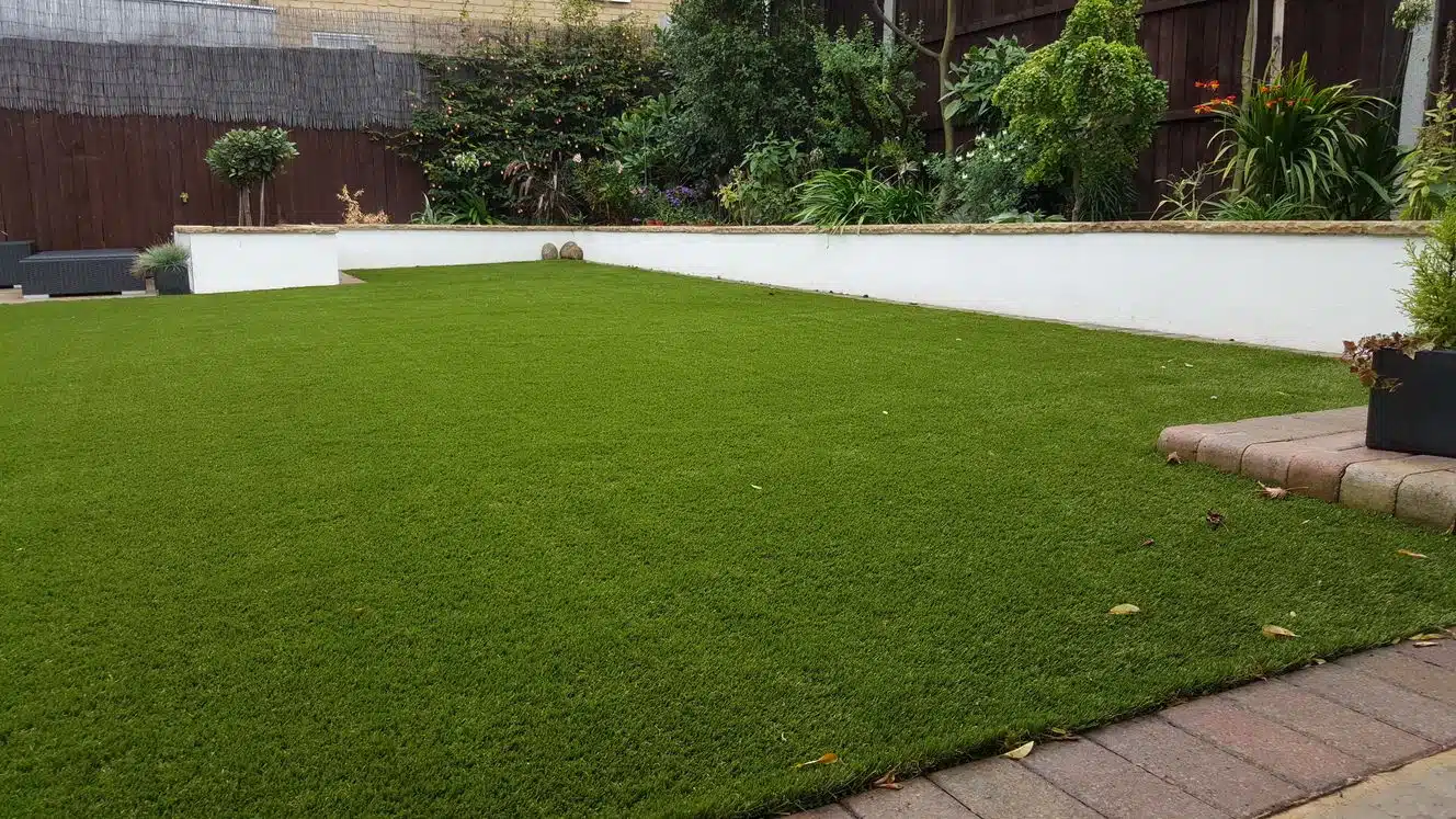 Artificial turf installation project in Humble, TX near George Bush Intercontinental Airport